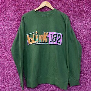 Blink 182 Color Splash Logo Crewneck size Medium